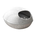 thumbnail image 1 of Milaget Maison pour Chat Robuste Cachette Résistante à l'Usure Résistante aux Rayures Semi-Fermée Gris Clair, 1 of 9