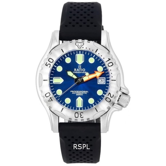 Ratio FreeDiver Professional Sapphire Blue Sunray Dial Automatic RTF019 500M Men's Watch