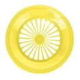 thumbnail image 1 of BBQ Plate Holder, Special Plastic Tray for 10 Inch Paper Plates, Reusable Heavy Duty Support - Yellow Party Essential, 1 of 6