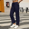 thumbnail image 2 of Seductiva Women Flowy Pants Linen Pants for Women Summer Casual High Waisted Drawstring Lightweight Beach Pant with Pockets Beach Pants Loose Fit, 2 of 5