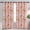 Beige and Pink, variant on Football Outline Blue Pattern Blackout Curtains,Triple Weaved Fabric,Thermal Insulated,Room Darkening,Grommet Top,2 Panels,42x45in(107x114cm)