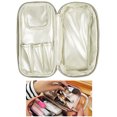 thumbnail image 6 of Double-Sided Cosmetic Fabric Toiletry and Jewelry Bag Travel Organizer (8" L x 4.5" H x 3.5" W) with Bonus Reusable Bag, 6 of 7