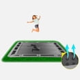 thumbnail image 2 of Capital Play Rectangular In-ground Trampoline 11' X 8' Rectangle Full Net - Green, 2 of 19