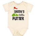 thumbnail image 3 of Inktastic Daddy Little Putter Mini Golf Boys or Girls Baby Bodysuit, 3 of 5