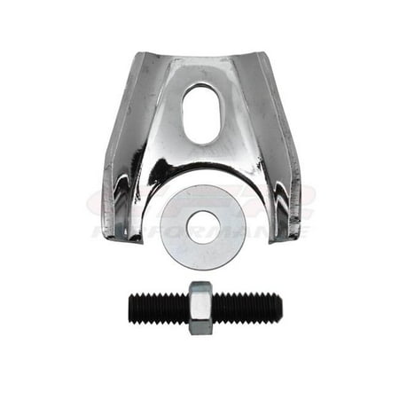 Chrome Distributor Hold Down Clamp - CFR HZ-1095 Steel Ford Fe Competition Style Distributor Hold Down Clamp - Chrome
