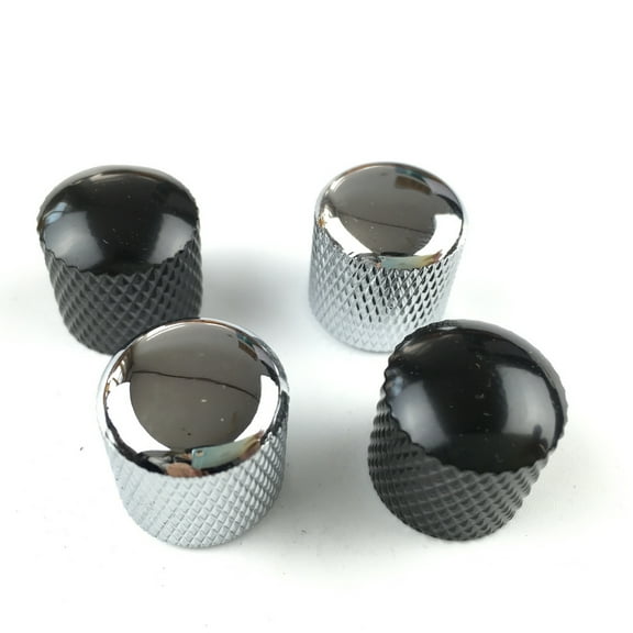 1 Piece Dome Metal volume tone Control Potentiometer(POT) Knobs For Electric Guitar Bass  gear switch cap