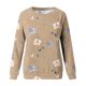 thumbnail image 4 of ICHUANYI Liquidación Moda Mujer Casual Manga Larga Cuello Redondo SolidLadies Sudadera Tops Blusa ICHUANYI WER2023082201803, 4 of 4