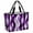 DarkViolet, variant on Navy Blue Brown Beach Bag for Women, Large Breathable Mesh Beach Tote Bag, Tropical Botanical Palm Leaves Rustic Sandproof Lightweight Travel Bags for Vacation Picnic Swimming Pool 15.7"x15.7"x9.1"