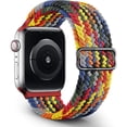 thumbnail image 1 of Braided Solo Loop For Apple Watch Band38mm Or 40mm Nylon Adjustable Elastic Belt Bracelet Iwatch Series 3 4 5 Se 6 Strap Afortunado Sencillez, 1 of 5