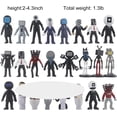 thumbnail image 2 of 24Pcs Skibidi -ToiletAction Figures Set, Cameraman Speakerman Action Figrue, Horror Cartoon Movies Character Figure for Birthday Party Cake Topper and Parties Decorations, 2 of 3