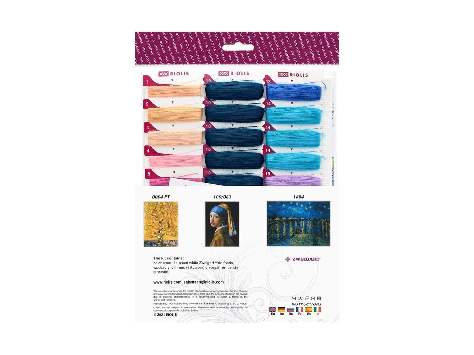 RIOLIS® Water Lilies Counted Cross-Stitch Kit