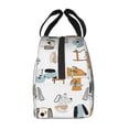 thumbnail image 2 of Lsque Puppy Pattern Lunch Bag Women/Men Insulated Lunch Box,Small Leakproof Cooler Food Lunch Containers Reusable High Capacity Lunch Tote Bags, 2 of 6