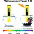 thumbnail image 2 of Ph Meter Kit, Digital Ph Meter With Lcd Display And High Accuracy For Drinking Water Aquarium Hydroponics (Yellow), 2 of 5