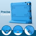 thumbnail image 5 of JETech Kids Case for iPad 10.2-Inch (9th/8th/7th Generation, 2021/2020/2019) with Built-in Screen Protector, Shockproof Full-Body Handle Stand Tablet Protective Cover (Blue), 5 of 7