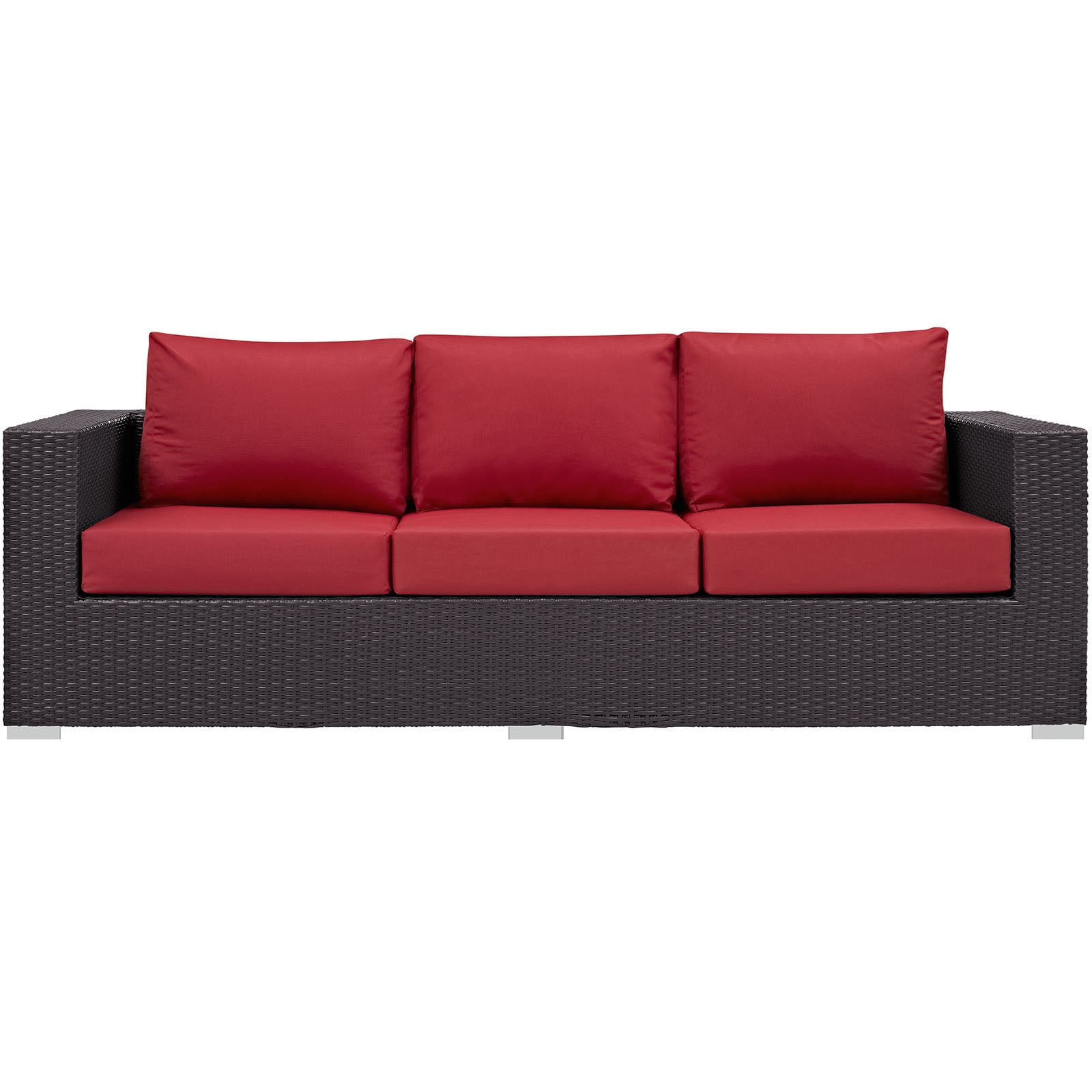 Modway Convene Outdoor Patio All Weather Sofa Multiple Colors