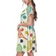 thumbnail image 2 of Easygdp Racket and Tennis Ball para Vestido Transpirable de Mujer, Vestido Suelto de Manga Corta con Pliegues y Bolsillos para el Verano, 2 of 6