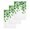 White, variant on Country Leaves Kitchen Dish Towels for Drying Dishes Set of 3, Watercolor Green Leaf Branches Vine Botanical Waffle Weave Microfiber Hand Tea Bathroom Towels Quick Dry & Absorbent Towel 15.7x23.6