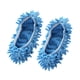 thumbnail image 2 of 2x Zapatillas limpiadoras de polvo, cubrezapatos de microfibra desmontables, calcetines para fregona perezosa สีน้ำเงิน, 2 of 8