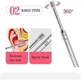 thumbnail image 2 of 5PCS/Set Stainless Steel Ear Pick Anti-Slip Earpick Ear Wax Curette Remover Ear, 2 of 5