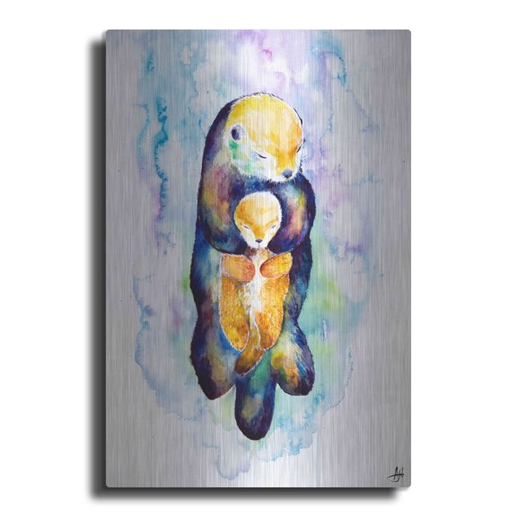 Luxe Metal Art 'Dream On' by Marc Allante, Metal Wall Art, 16"x24"