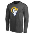 thumbnail image 2 of Men's Fanatics Branded Heathered Charcoal Los Angeles Rams Big & Tall Primary Logo Long Sleeve T-Shirt, 2 of 3