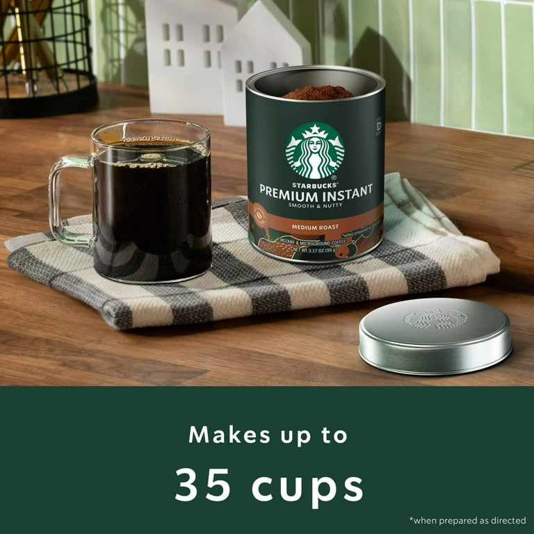 Starbucks Instant Coffee, 3.17 oz, Medium Roast Arabica Beans