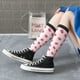 thumbnail image 5 of Fotbe Cute Pig Nose Calcetas Divertidas Estampadas para Hombre y Mujer, Calcetas de Algodón hasta la Rodilla para Caminar, Correr, Enfermería y Embarazo, 5 of 6