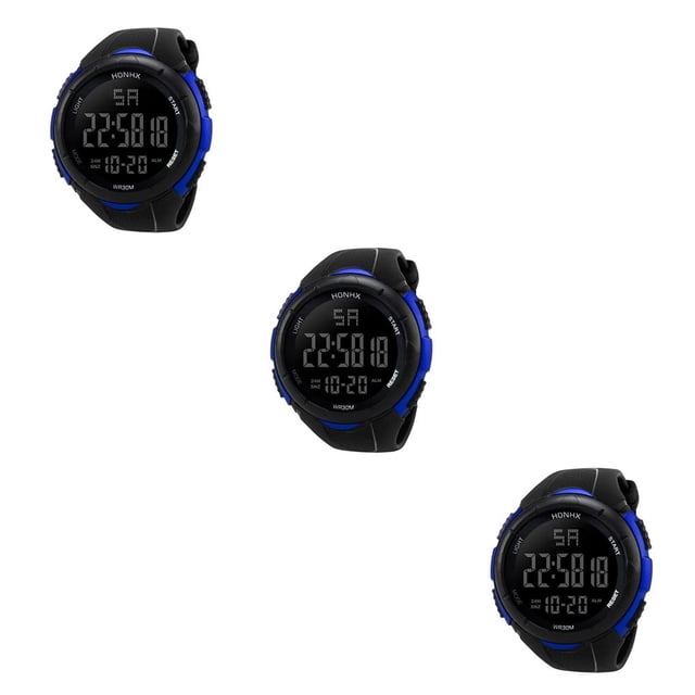 Sonducket Man Watch Waterproof Stylish Sports Date Display Watches Electronic Wristwatch Gifts Outdoor Festival Home Birthday Indoor Type1 NO1 Sonducket CBP035317