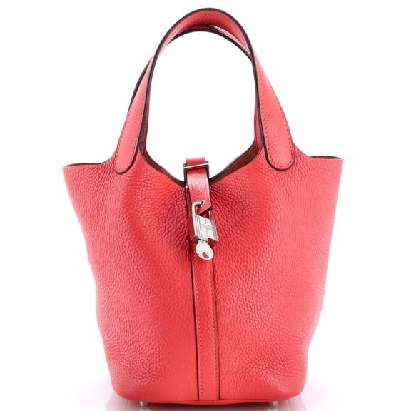 Pre-Owned Picotin Lock Bag Clemence PM By Rebag
