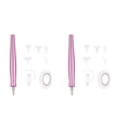 thumbnail image 1 of Methold Bolígrafo de diamante con agarre cómodo, eléctrico, doble, reemplazable, ligero, colorido, de precisión, ergonómico, de moda. pinturas rosa, 1 of 6