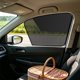 thumbnail image 2 of Parasol magnético semitransparente para ventanas de coche,malla parasol lateral con bloqueo UV,visera parasol que reduce el calor,cortina flexible para ventanas laterales y traseras., 2 of 6