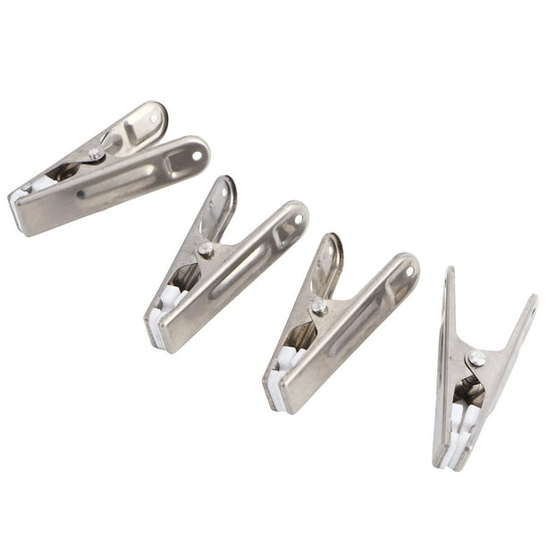 Pinza para ropa 20 piezas Pinzas para ropa de acero inoxidable con abrazadera resistente y duradera Pinzas para ropa de metal para colgar la ropa Hogar Cocina Oficina de viajes al ANGGREK Otros