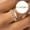 A, variant on Stackable Gold Rings For Women Trendy Gold Plated Non Tarnish Cubic Zirconia Fashion Jewelry Set Elegant Minimalist Band