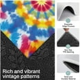 thumbnail image 3 of Colorful Rainbow Tie Dye Spiral Pattern Kitchen Rugs Sets Of 3,Kitchen Runner Rugs Non Skid Washable,Decorative Kitchen Floor Mats for Kitchen,Sink,Laundry,17"x30"+ 17"x47" + 17"x59", 3 of 6