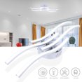 thumbnail image 3 of Lámpara de techo LED de 24W con diseño moderno en forma de ramas onduladas, ideal para salas, dormitorios y hoteles., 3 of 6