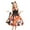Witch, variant on Girls Halloween Costume Dress 2PCS Witch Ghost Pumpkin Skull W/Bag Cosplay Princess Outfits