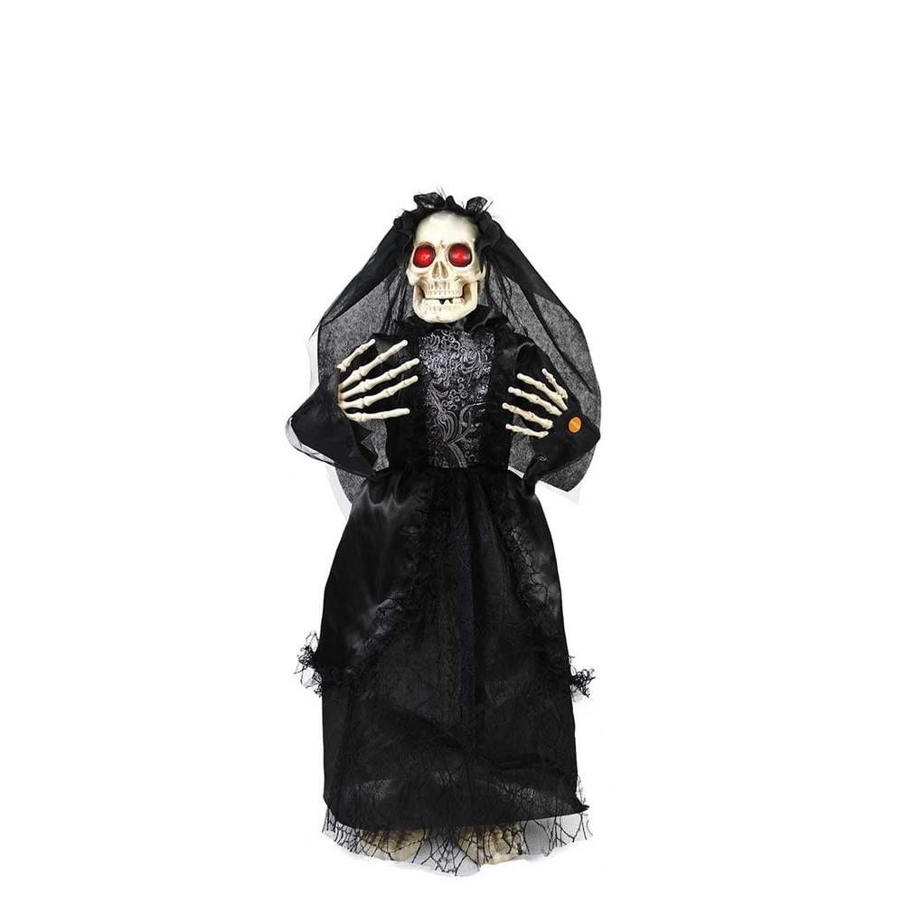 Home Accents Holiday 36 in. Animated Bride with LED Eyes 833036255