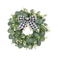 thumbnail image 1 of C Easter Wreath Artificial Flower Wreath Home Decor Door Hanging Shop Window Display Item Color C Plastic Material, 1 of 7