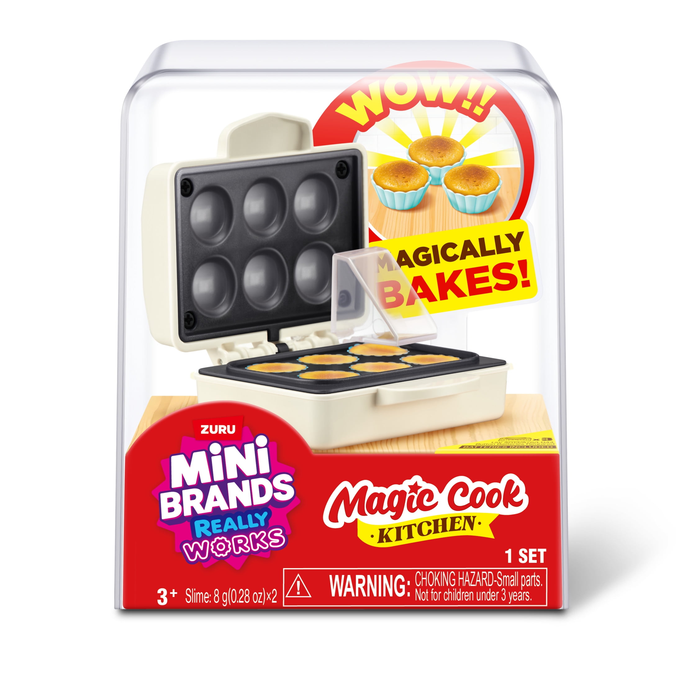 Mini Brands Really Works Magic Cook Kitchen Series 1 Cupcake Maker, Miniature Appliance Toy, for Kids, Teens & Adults Ages 3+ by ZURU