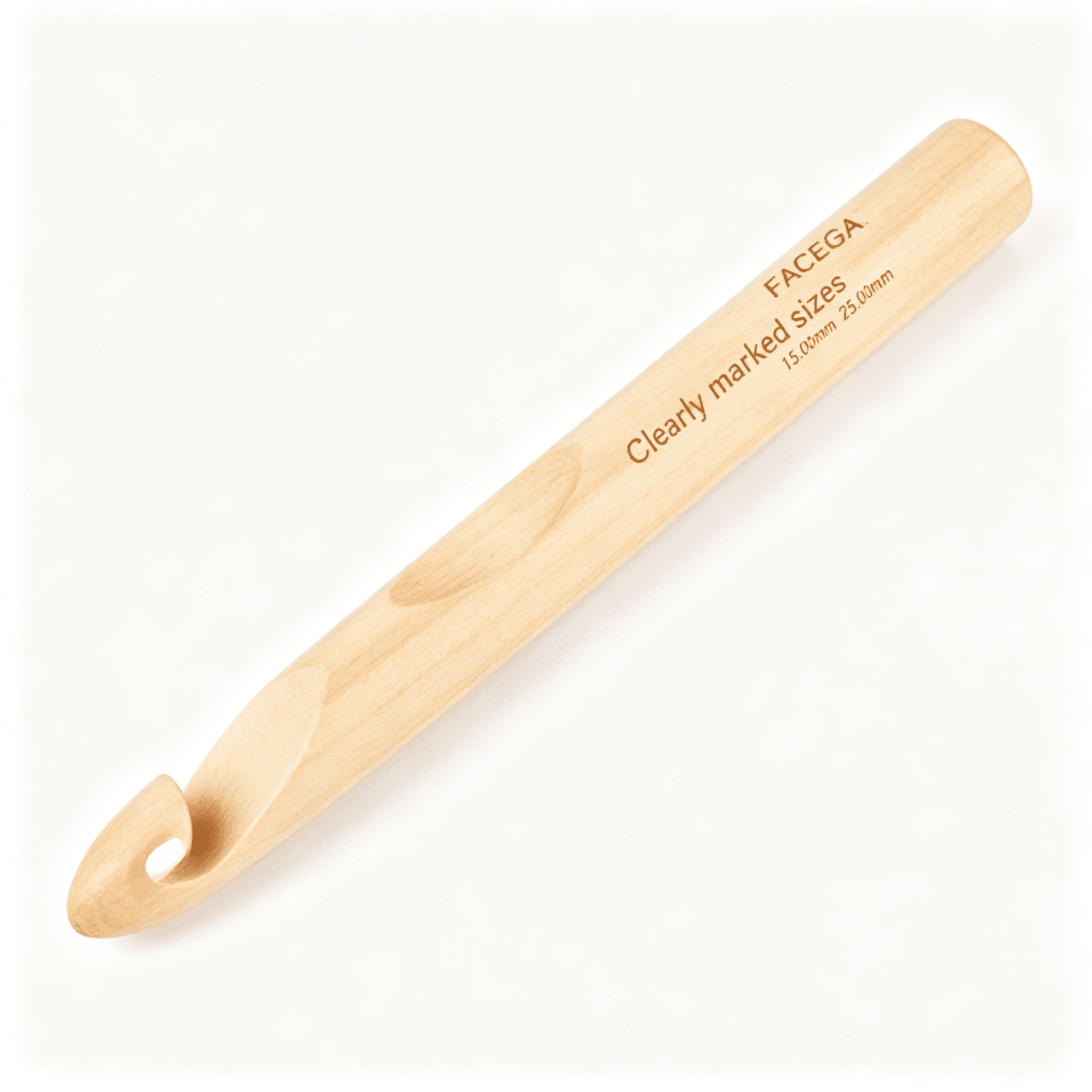 EXLEAF 2026 New Crochet Hooks High-Quality Wooden Crochet Hooks Ergonomic Lightweight Long-Lasting Large Crochet Hooks for Knitting Crocheting Diy Projects Home Crafts Handcrafts