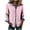 Pink/button top for women, variant on Long Sleeve Button Down Plaid Shirts for Women Waffle Knit Denim Patchwork Shacket Casual Lapel Pullover Sweatshirts,Pink,L
