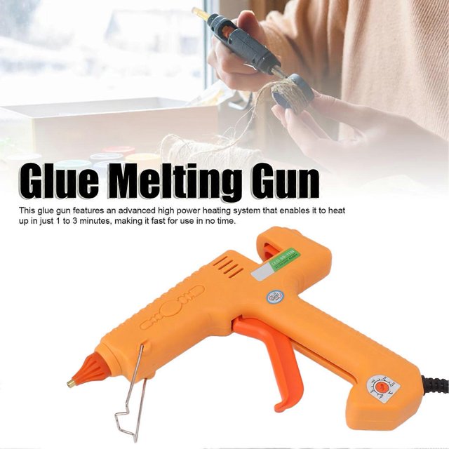 300W Glue Gun, Mini Hot Melt Glue Gun for DIY, Repair, School, Arts, Decorating, Crafts