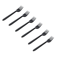 NICEXMAS Nicexmas Black Dinnerware Forks Practical for Any Meal 100Pcs