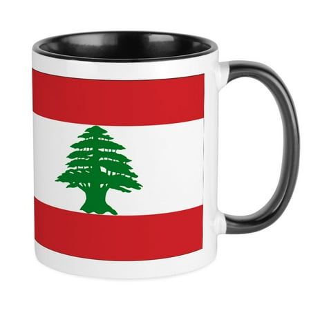 

CafePress - Lebanon Flag Mug - Ceramic Coffee Tea Novelty Mug Cup 11 oz