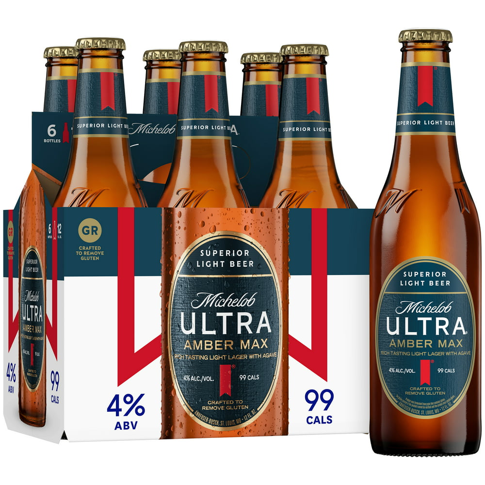 michelob-ultra-amber-max-6-pack-12-fl-oz-bottles-4-abv-walmart