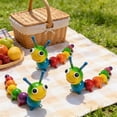 thumbnail image 6 of YiJuHui Vintage Tin Articulated Caterpillar Toy, Flexible Poseable Rainbow Animal Ornament, Nostalgic Distressed Metal Craft for Home Decor Picnic Holiday, 6 of 6