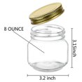 thumbnail image 2 of Encheng 8 oz Glass Jars With Lids,Ball Regular Mouth Mason Jars For Storage,Canning Jars For Caviar,Herb,Jelly,Jams,Honey,Dishware Safe,Set Of 24 … …, 2 of 5