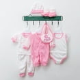 thumbnail image 2 of yocbz Baby Boy Gifts 0-3 Months 8PCS Baby Boy Going Home Outfit Newborn Set Pink,0-3 Months, 2 of 5