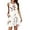 Floral White, variant on MLANM Women Summer Casual Swing T Shirt Dresses Beach Cover Up Loose Dress with Pockets, M Black