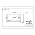 thumbnail image 3 of EluneVision Reference Studio 4K 115'' Fixed Frame 16:9 Projector Screen, 3 of 4